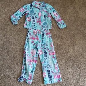 Joe Boxer Girls 2 Piece Pajama Set